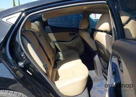 2012 Hyundai Elantra Limited (Ulsan Plant) из США, поврежденный, VIN KMHDH4AE3CU433803